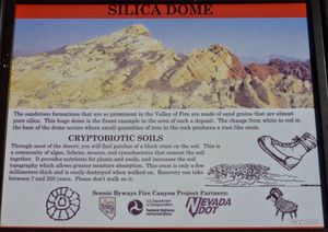 Sign in The Valley Of Fire State Park indicating how important being able to communicate important information to the public to protect and preserve these valuable communities.